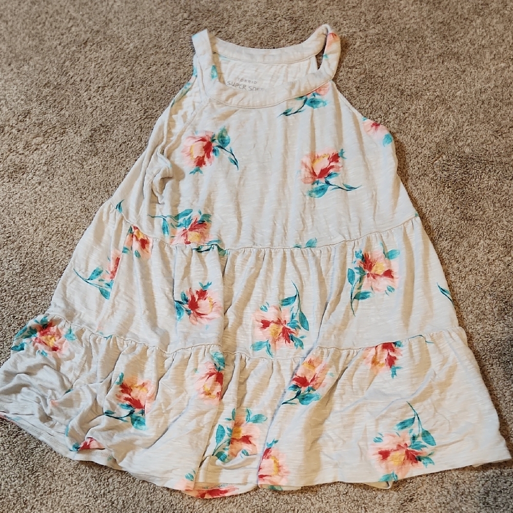 Torrid, size 0, floral, flowy tank top
